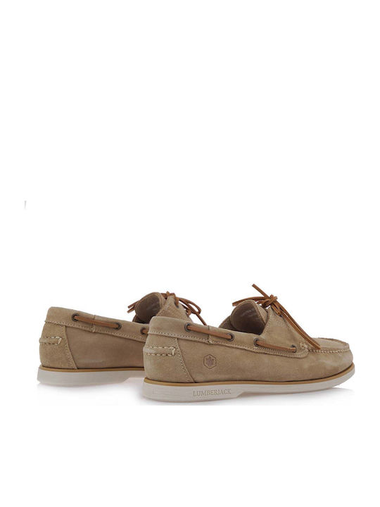 Deri Herren Mokassins in Beige Farbe