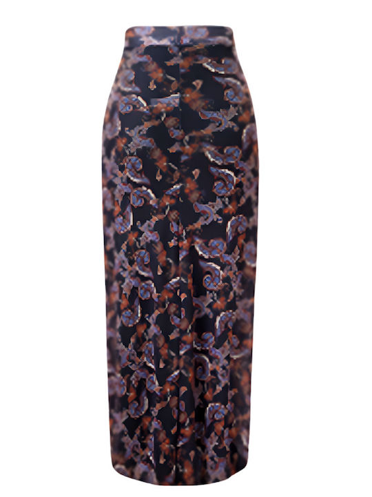 Zeldi Pareo Semi-Transparent Paisley Design