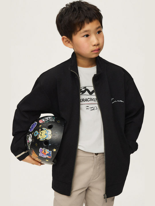 Mayoral Kinder-Sweatshirt Strickjacke Schwarz Smart