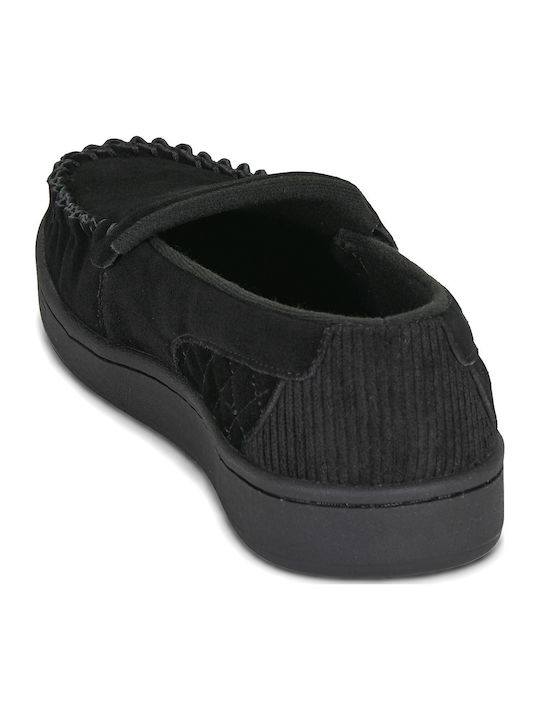 Suede Herren Mokassins in Schwarz Farbe