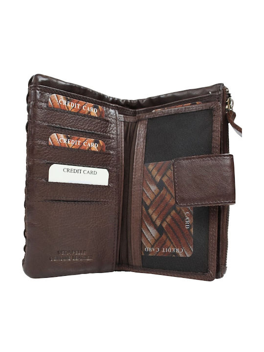 Leather Women's Wallet Brown