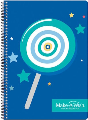 Graffiti Spirale Schulheft Geregelt B5 2 Schulfachhefte (Verschiedene Designs)