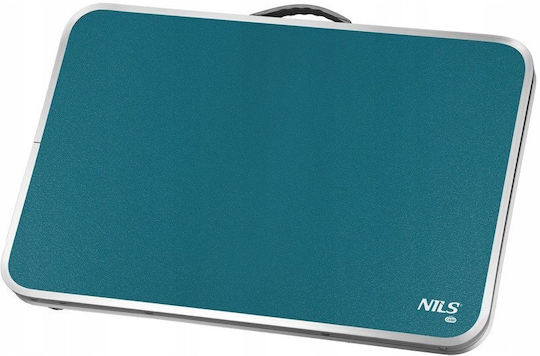 Nils Masă de aluminiu pentru camping pliabilă 60x40x50cm albastră