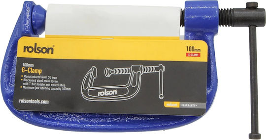 G Clamp Type G Fine Thread 100 Mm Rolson