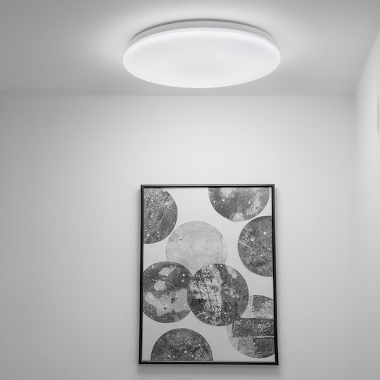 Φωτιστικό Οροφής Led Επιτοίχιο Notus 2 12w Στρογγυλό 25 Cm Ip44 Lumiled