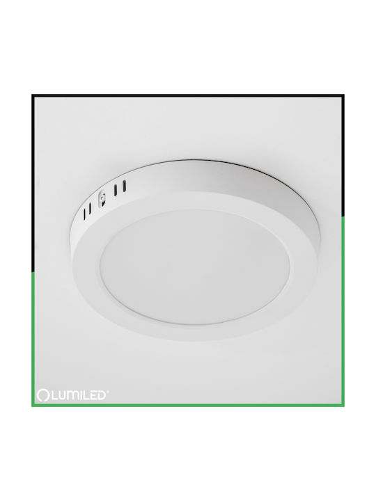 Wall Ceiling Light LED 24W Round 4000K Glow White Lumiled