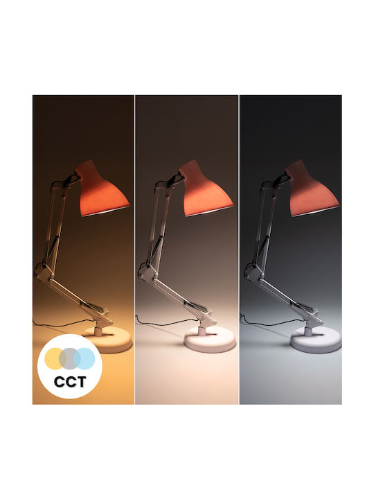 Επιτραπέζια Λάμπα Marti Led 7w Cct Ρύθμιση Ρύθμισης Λευκό Φωτιζόμενο