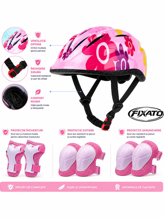 FIXATO Cască de Bicicletă Roz FIXATO Cască de Bicicletă Roz
