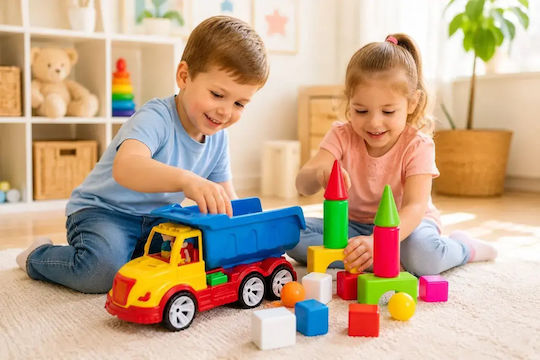 Hashtag Toys Set cu camion mașină de gunoi pentru 10+ ani