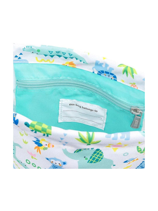 A Little Lovely Company Kids Backpack Light Blue 42x32cm