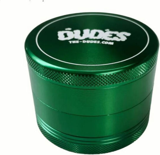 Râșniță The Dudes Stay Green din aluminiu pentru ierburi