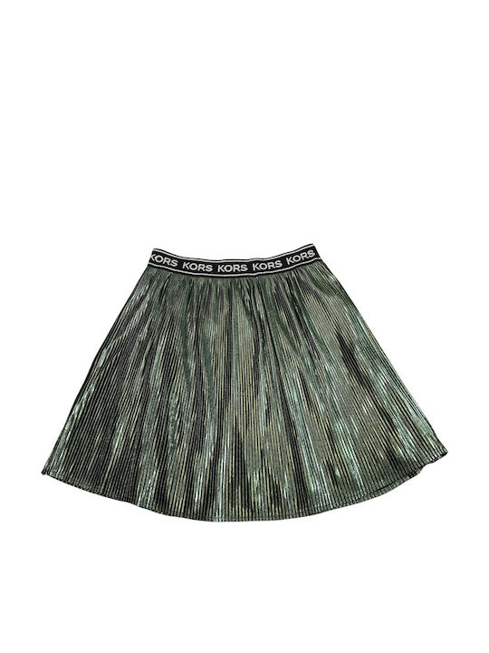 Kids Pleated Skirt Green