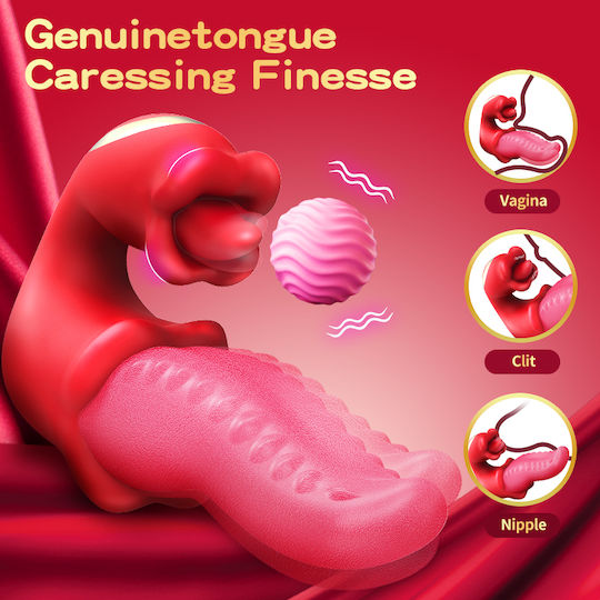 Clitoral Vibrator Red