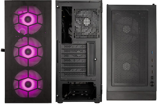 U-Case Crimson V16 SFF Desktop PC (Ryzen 5-5500/16GB DDR4/512GB SSD/W11 Home)