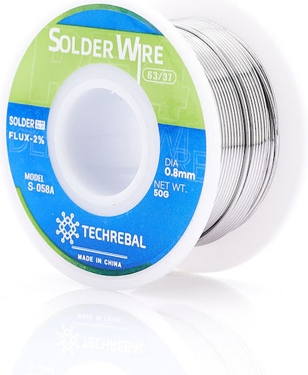 Cyna Techrebal S-058 0,8mm 50g 63/37 2% Fluss