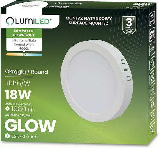Lumiled Deckenleuchte Weiß mit Integrierter LED
