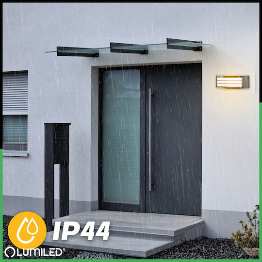 Lumiled Επιτοίχιο Εξωτερικό Φωτιστικό E27 IP44