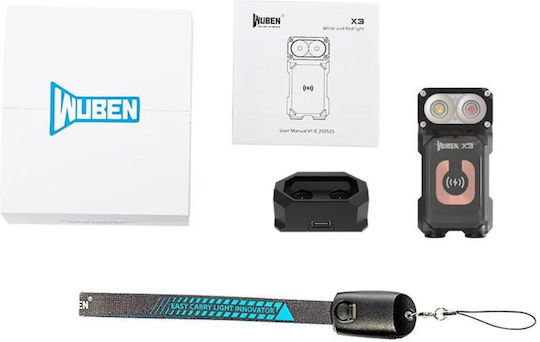 Wuben Kopflampe LED X3-Schwarz