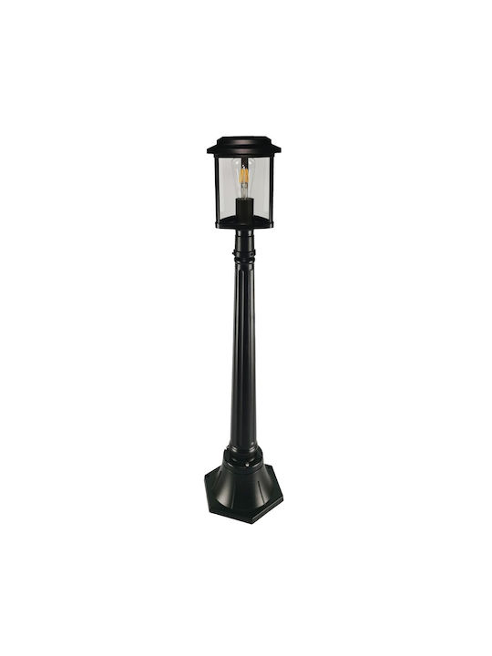 VK Lighting Фенер Малък Пост За Външен Пространство 20W IP23 За Цокъл E27 Черен