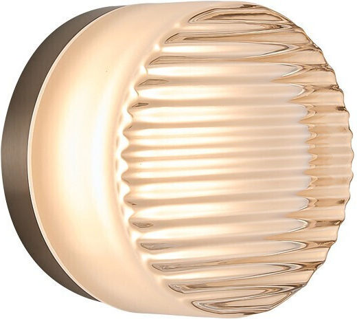 VK Lighting Wall Lamp with Integrated LED and Warm White Light Transparent