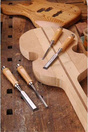 Set Dălți Sculptură 200mm 8812405 Cutie Din Lemn Hrc 58-60 12 Bucăți