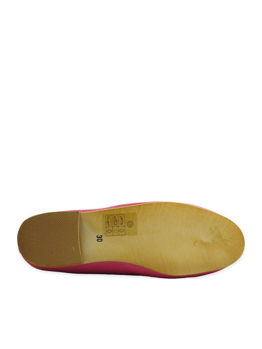 Kinder Pumps & Ballerinas mit Bügel- und Schleifenverschluss Fuchsie