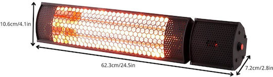 Infrared Heater Remote Control Wall-mounted