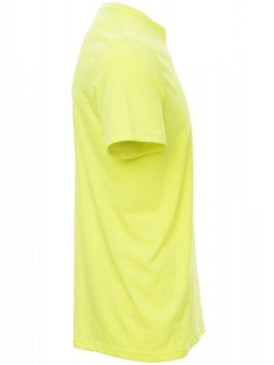 Tricou De Lucru Payper Sunset Fluo Hv Galben