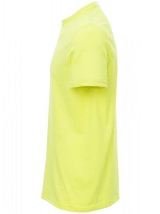 Tricou De Lucru Payper Sunset Fluo Hv Galben