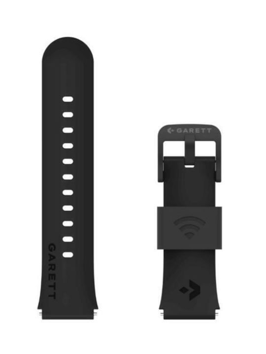 Garett Pay Kids 20 Mm Black Payment Strap