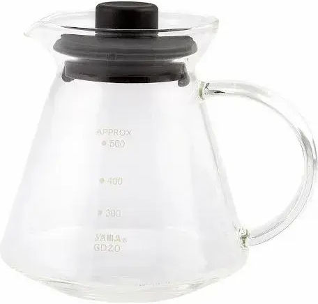 Yama Glass GD-20 600ml Κανάτα Γυάλινη Διάφανη