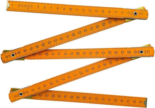 Faltbares Lineal Hölzernes 1m Justnote 701421 24er Pack 50-1401