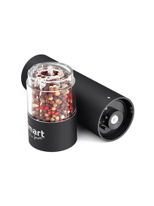 Lamart Electric Set Spice Mills made of Plastic in Black Color 22cm 1pcs