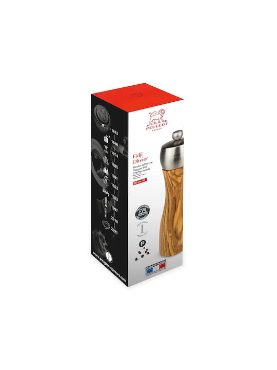 Peugeot Fidji Handbuch Salz- und Pfeffermühlen-Set Hölzernes in Grau Farbe 20cm