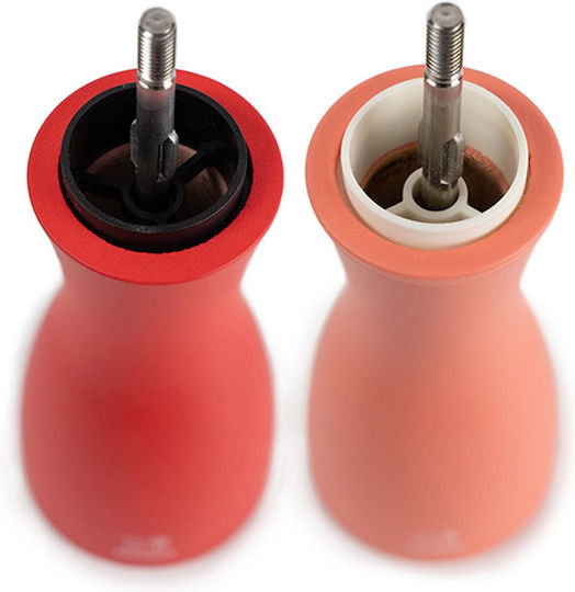 Peugeot Tahiti Manual Pepper Mill Wooden in Red Color 15cm