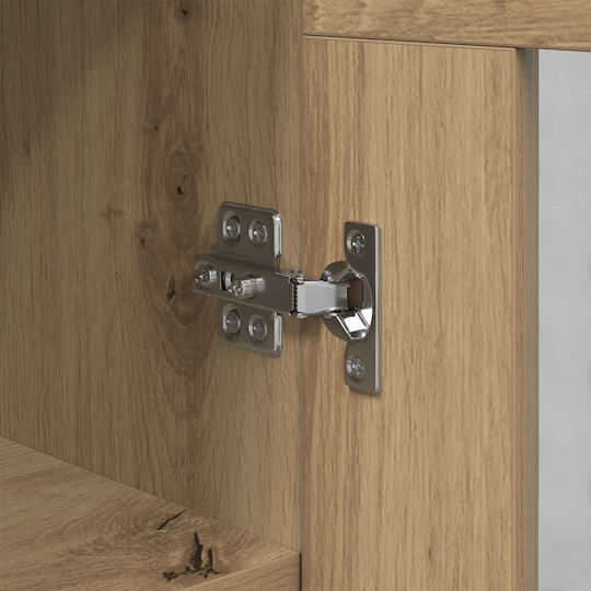 Living Room Cabinet Made of Particle Board Artisan Oak 34x34.5x90cm