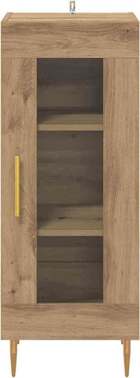 Living Room Cabinet Made of Particle Board Artisan Oak 34x34.5x90cm