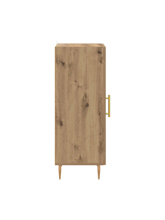 Living Room Cabinet Made of Particle Board Artisan Oak 34x34.5x90cm