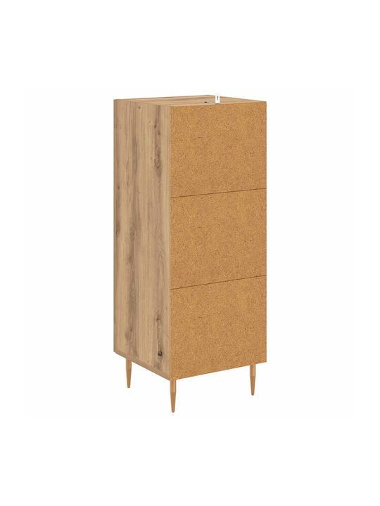 Living Room Cabinet Made of Particle Board Artisan Oak 34x34.5x90cm