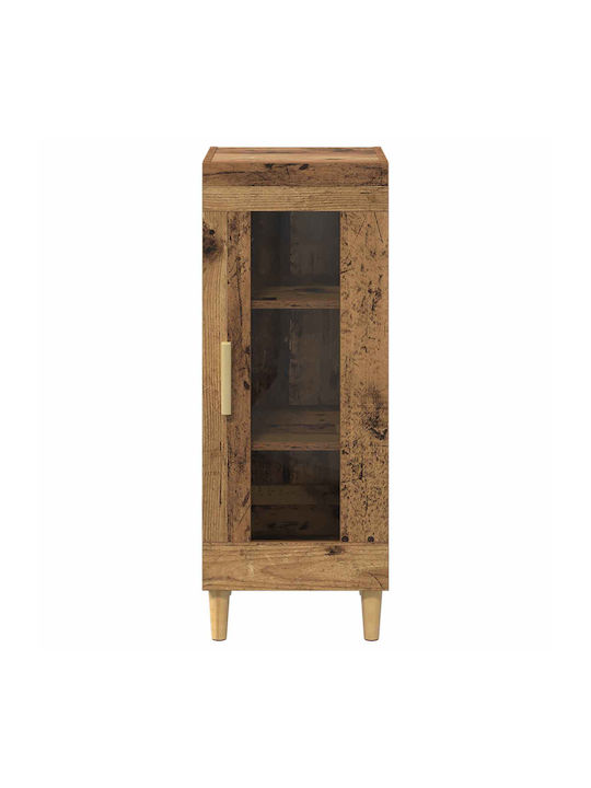 Wohnzimmer Nische aus Spanplatte Alt Holz 34.5x32.5x90cm
