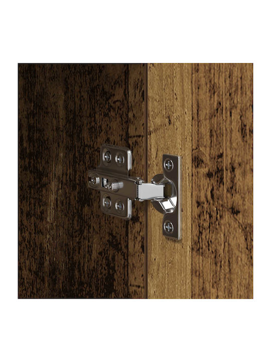 Wohnzimmer Nische aus Spanplatte Alt Holz 34.5x32.5x90cm