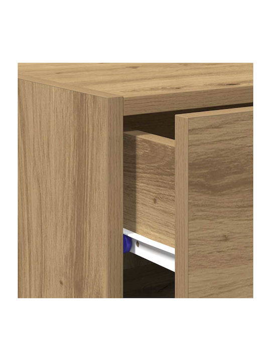 Ντουλάπι Σαλονιού από Μασίφ Ξύλο Δρυς 30x42.5x93cm