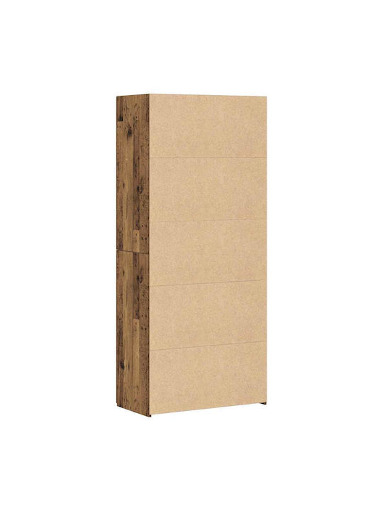 vidaXL Wohnzimmer Vitrine aus Spanplatte Braune 40x42.5x185cm