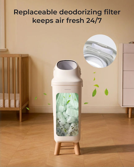 Momcozy Momcozy Abfallbehälter Für Windeln Transparent