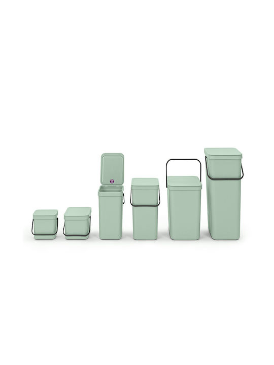 Brabantia Sort & Go Waste Bin Plastic Green 3L