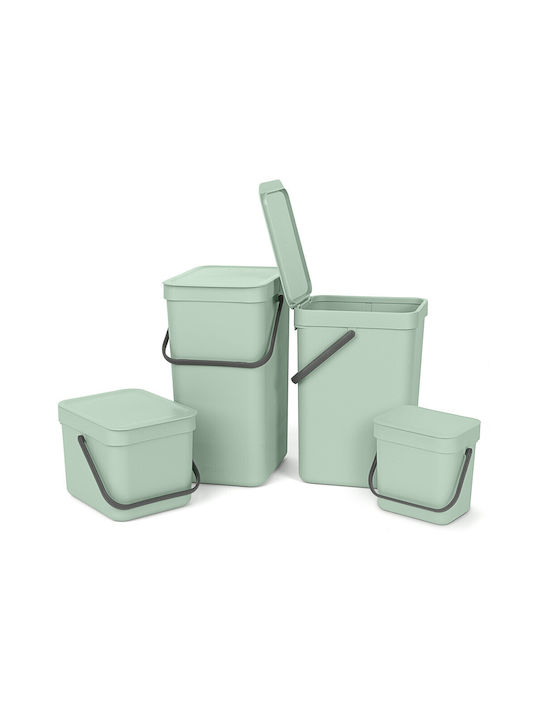 Brabantia Sort & Go Waste Bin Plastic Green 3L