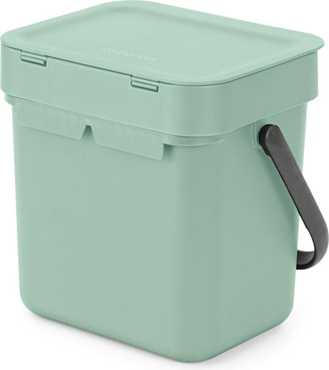 Brabantia Кошче Sort & Go за Боклук Пластмасово Зелено 3лт