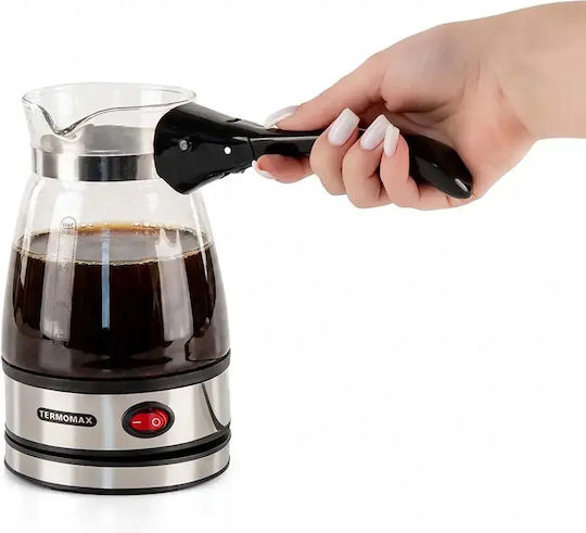 Termomax Електрическа гръцка кана за кафе 650W с Капацитет 500ml Inox