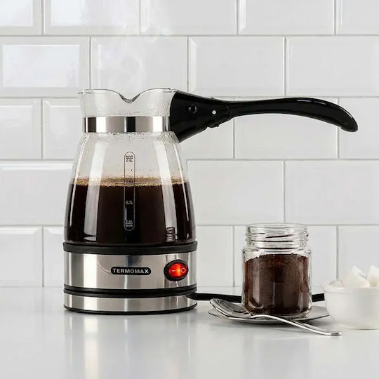Termomax Електрическа гръцка кана за кафе 650W с Капацитет 500ml Inox