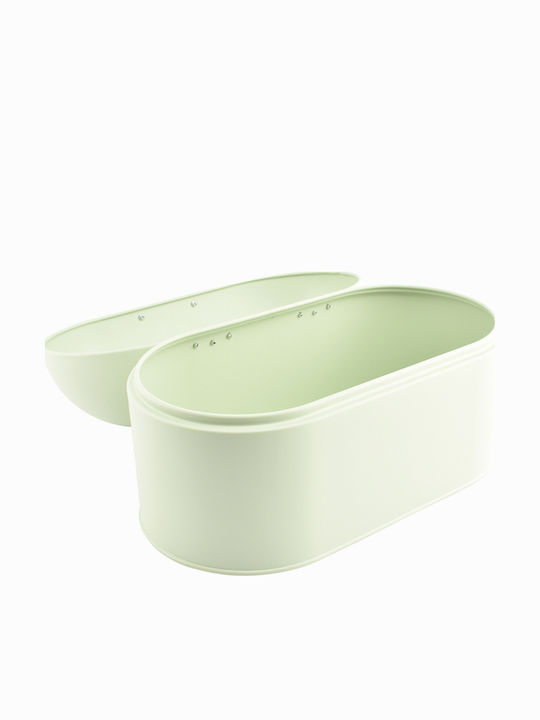 Onahome Bread Box with Lid Metallic Green 33x18x21cm